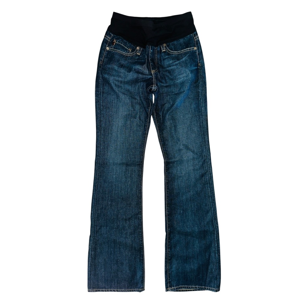 Adriano Goldschmied AG Pea in the Pod Maternity Jeans Denim Bootcut Size 28 Rare